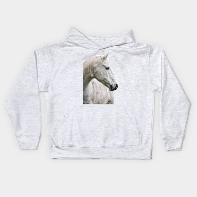 photo horse max Kids Hoodie by mystudiocreate